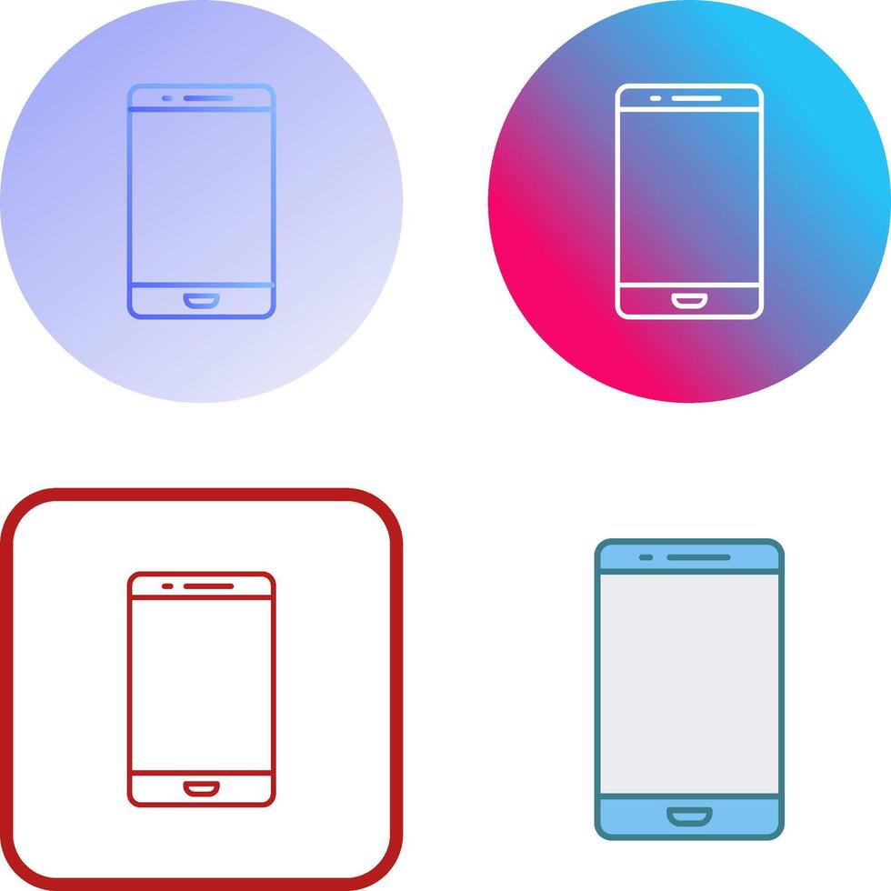 Cell Phone Icon Design vector