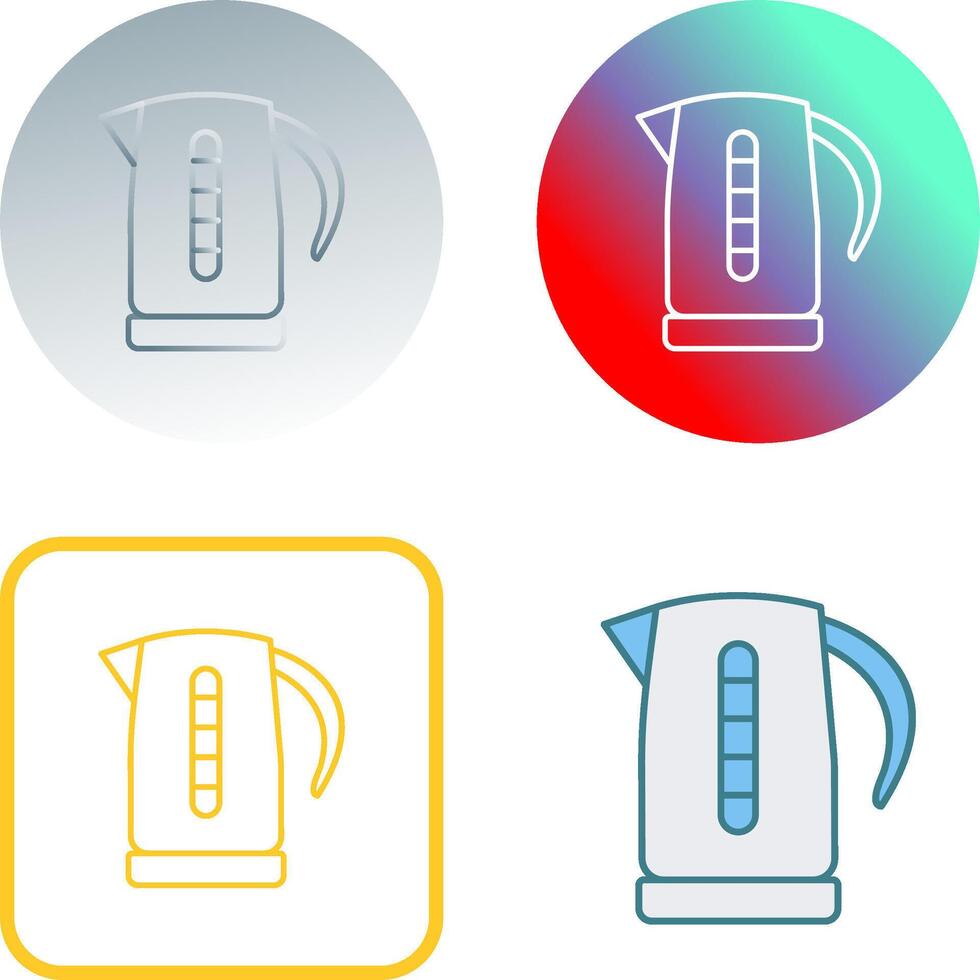 Kettle Icon Design vector
