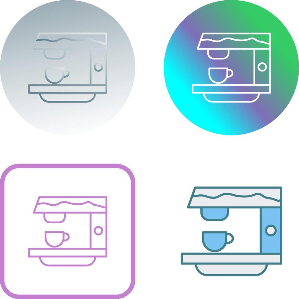Coffee Machine Icon Design vector