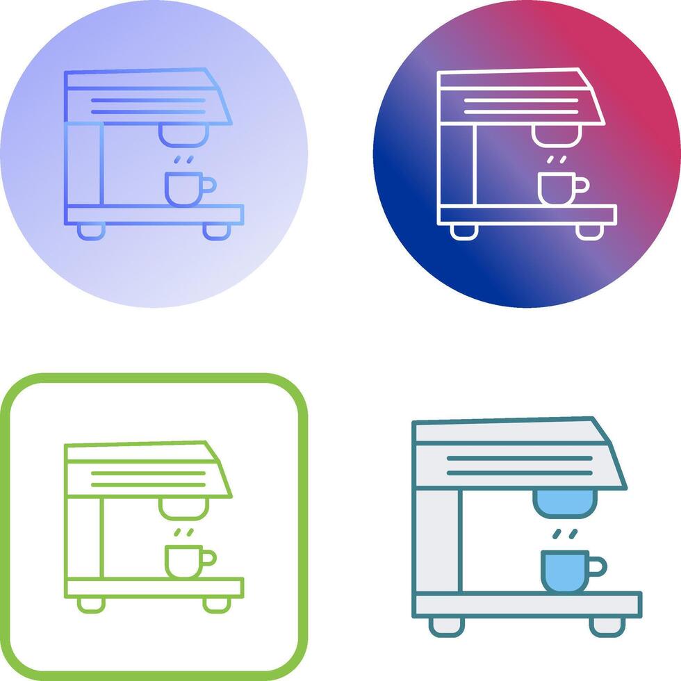 Coffee Machine Icon Design vector