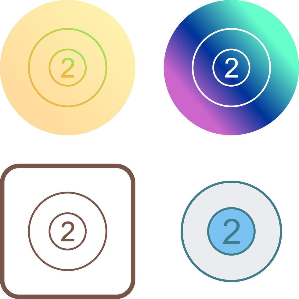 Pool Ball Icon Design vector