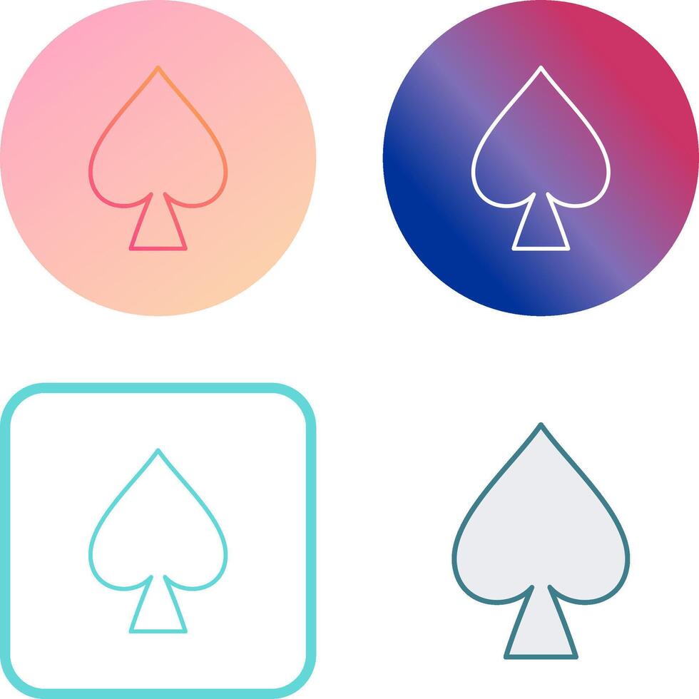 Spade Icon Design vector