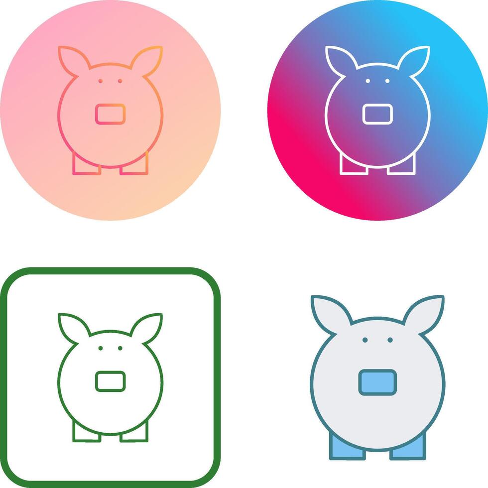 Unique Savings Icon Design vector