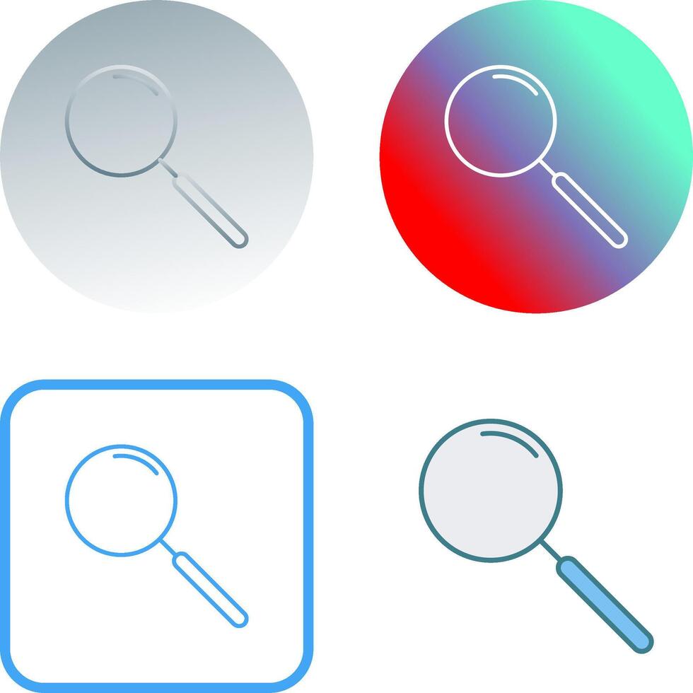 Unique Search Icon Design vector