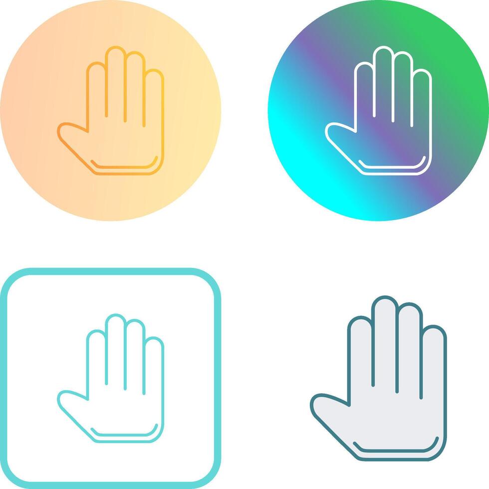 Unique Hand Tool Icon Design vector