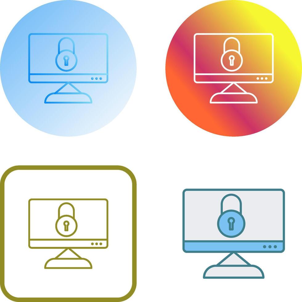 Unique Confidentiality Icon Design vector