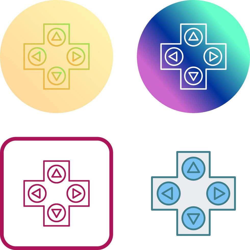 Unique Gaming Control Icon Design vector