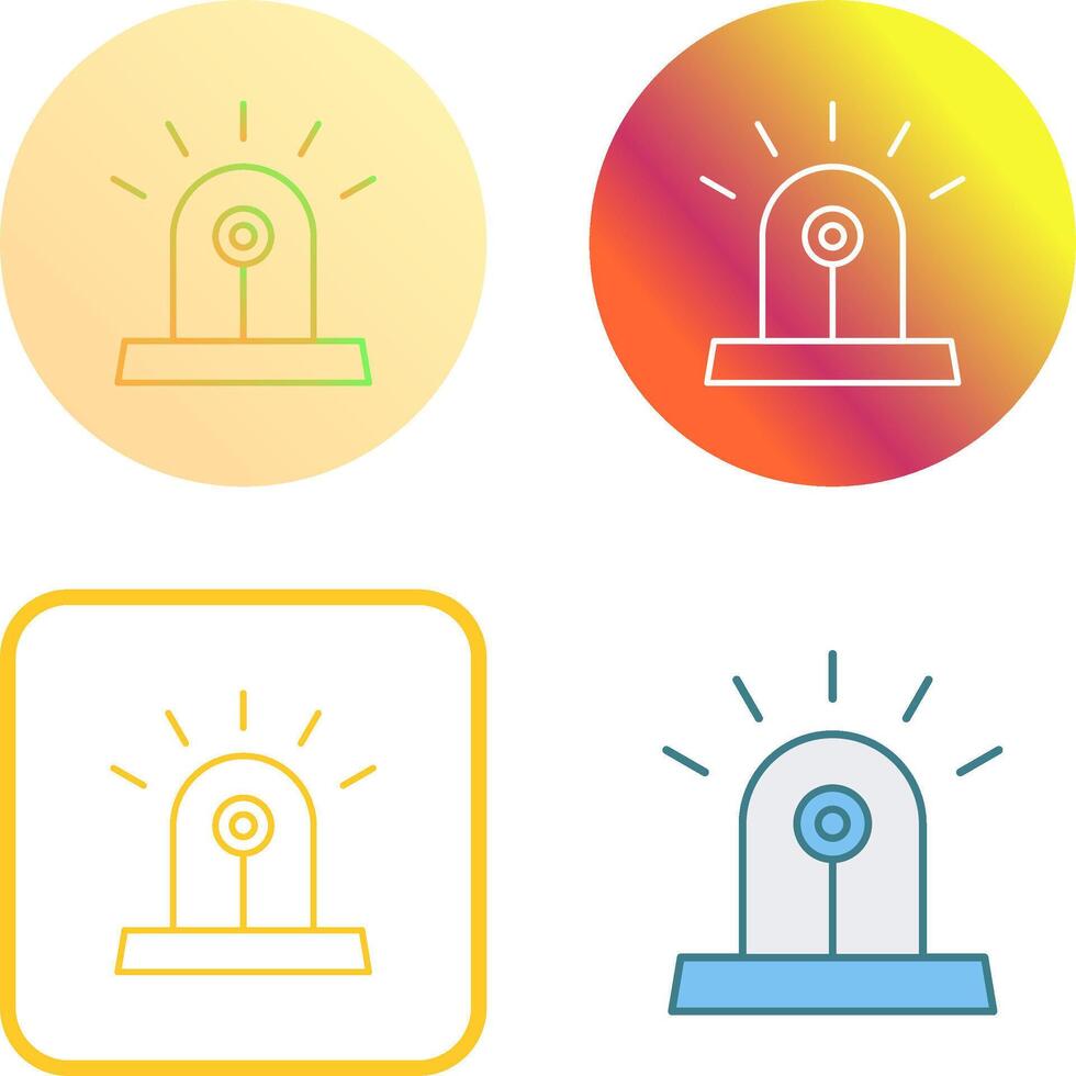Unique Siren Icon Design vector