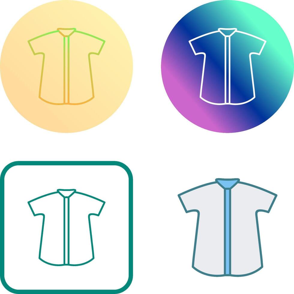 Check Shirt Icon Design vector