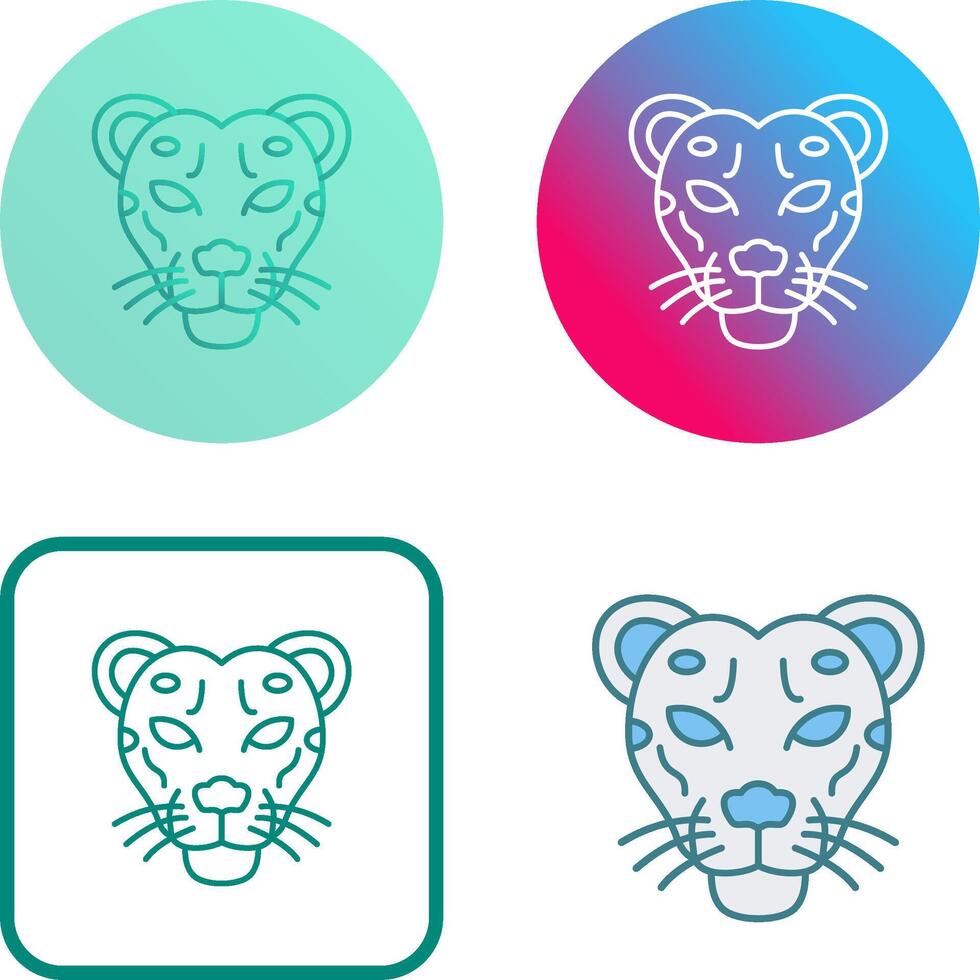 Cheetah Icon Design vector