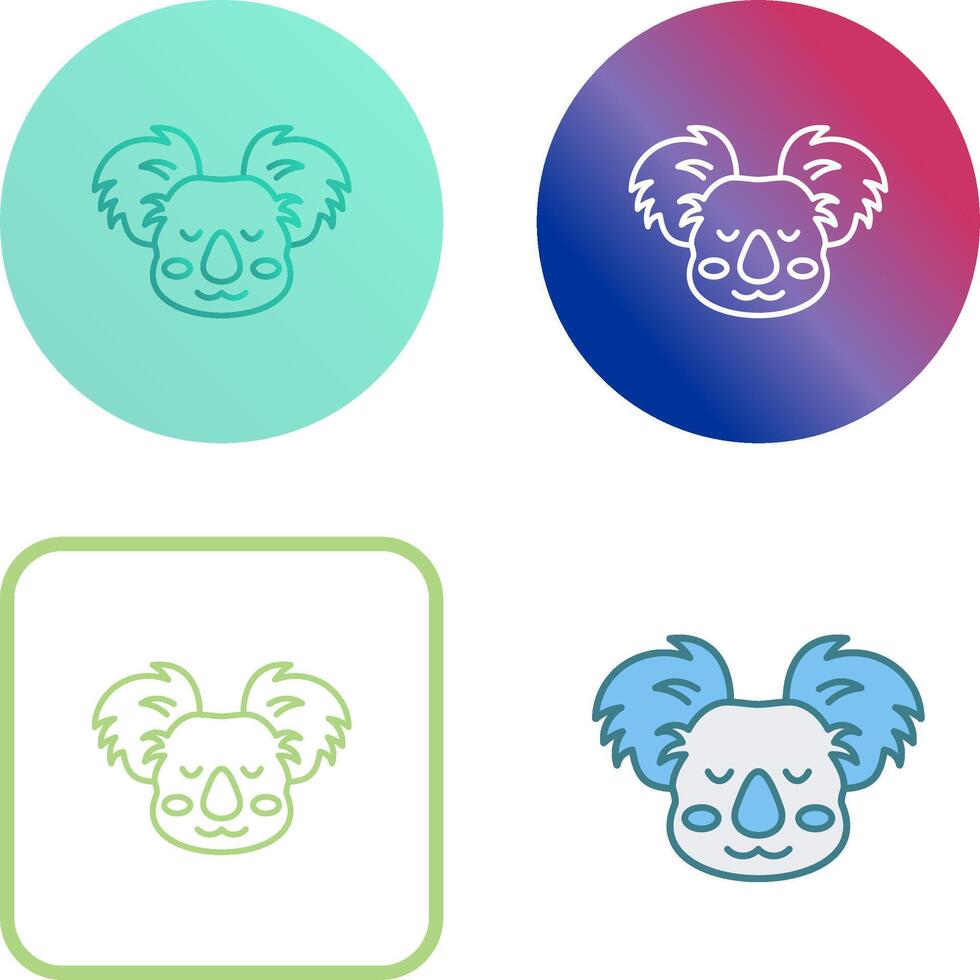 Koala Icon Design vector