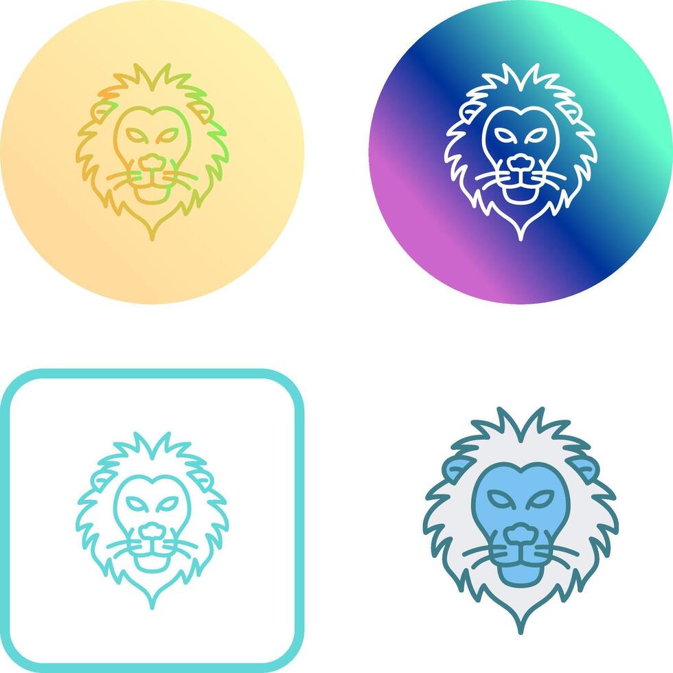 Lion Icon Design vector