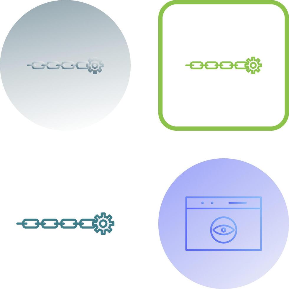 Unique Organic Search Icon Design vector