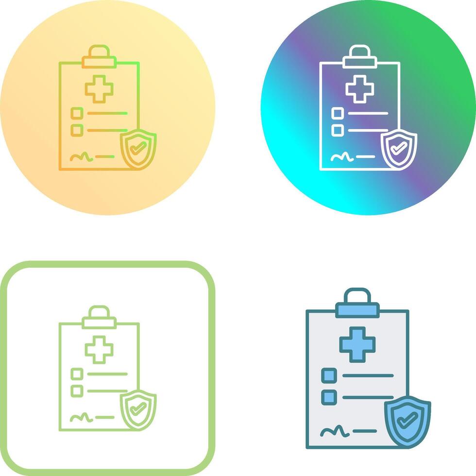 Health Protection Icon Design vector