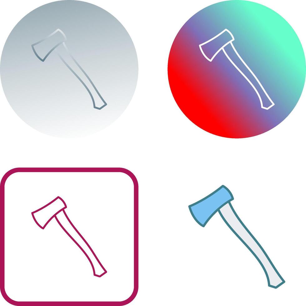 Wood Cutter Icon Design vector