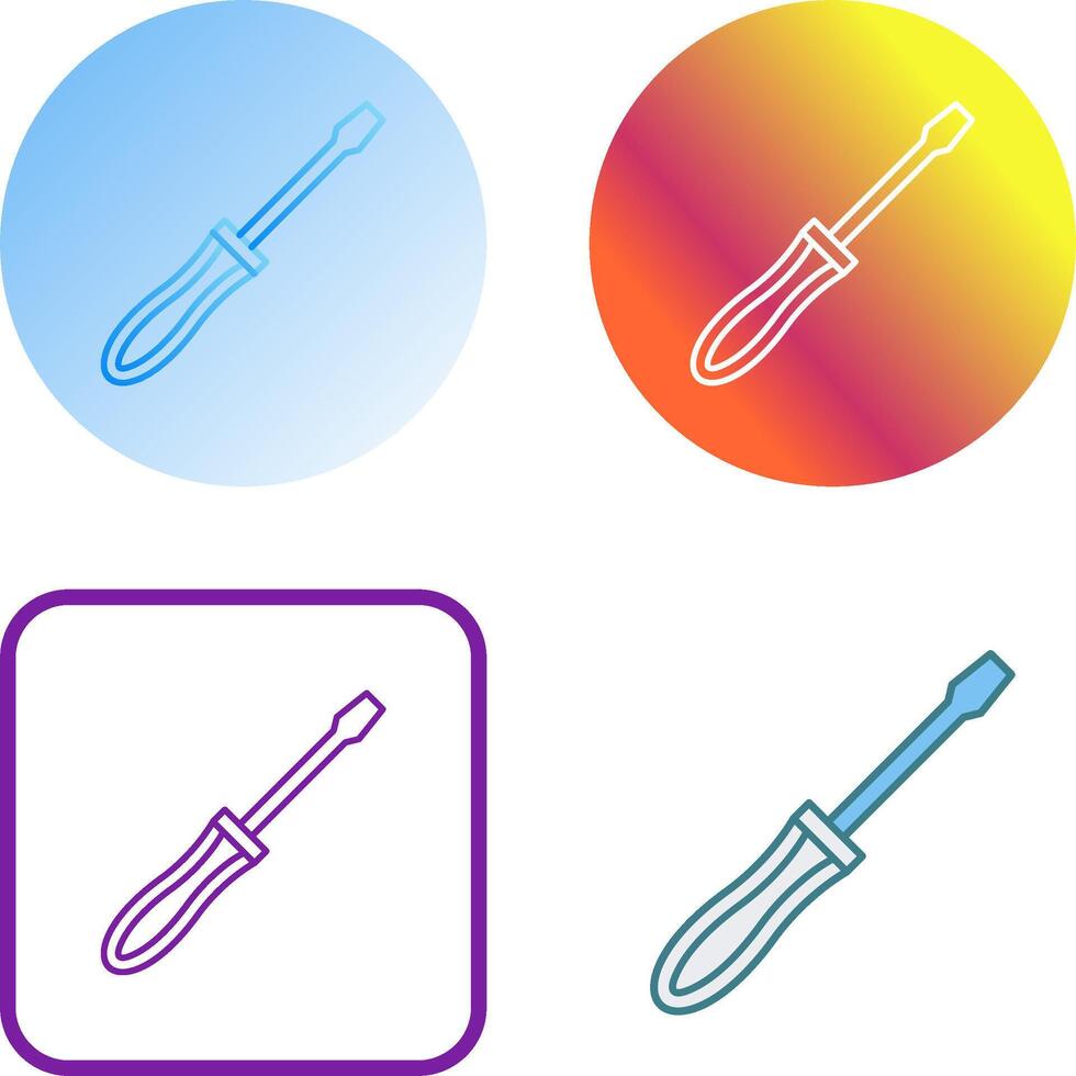 Screwdriver Icon Design vector