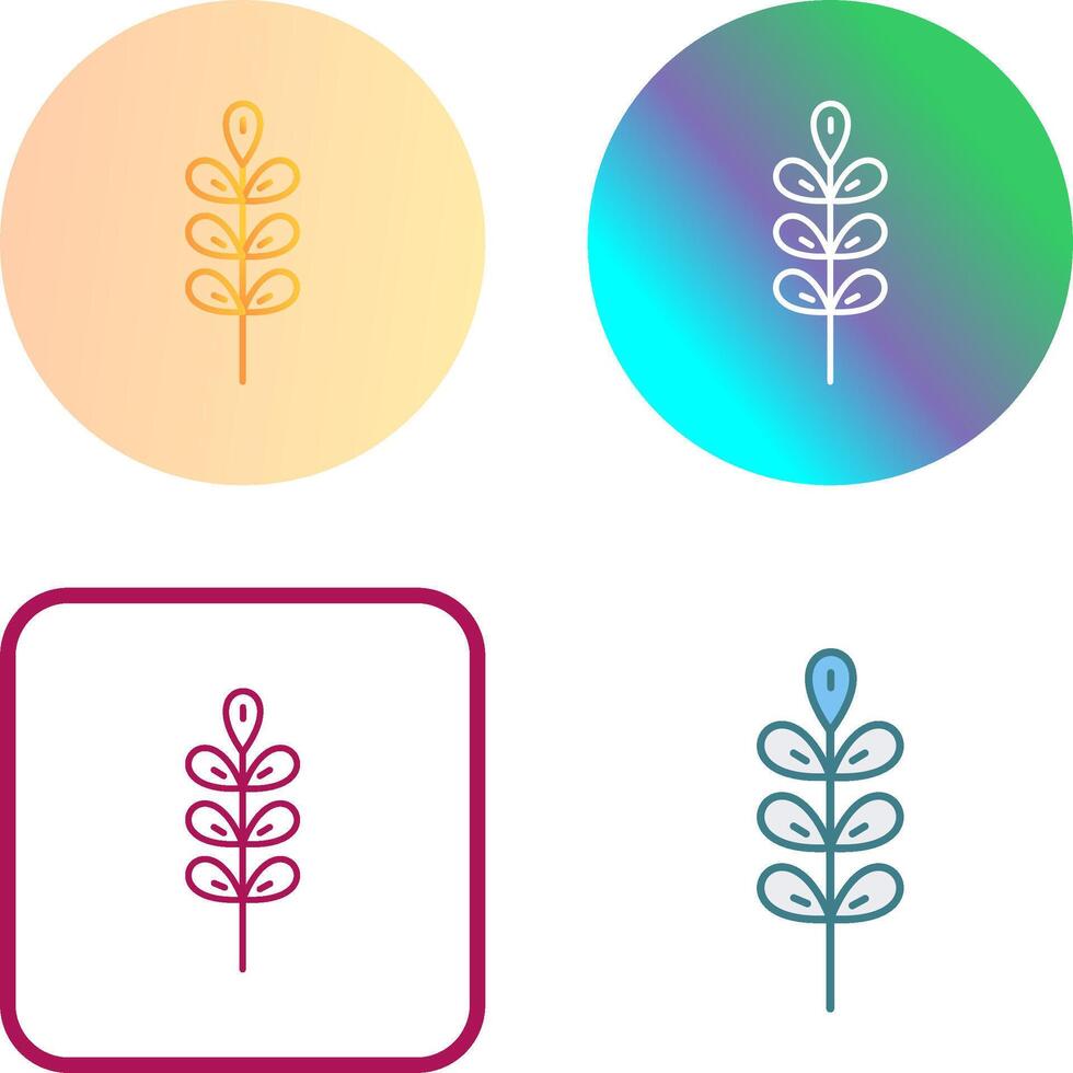 Barley Icon Design vector