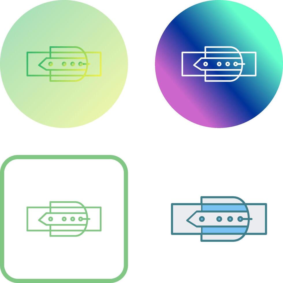 Belt Icon Design vector