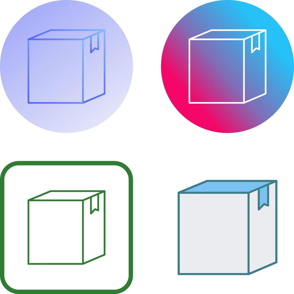 Box Icon Design vector