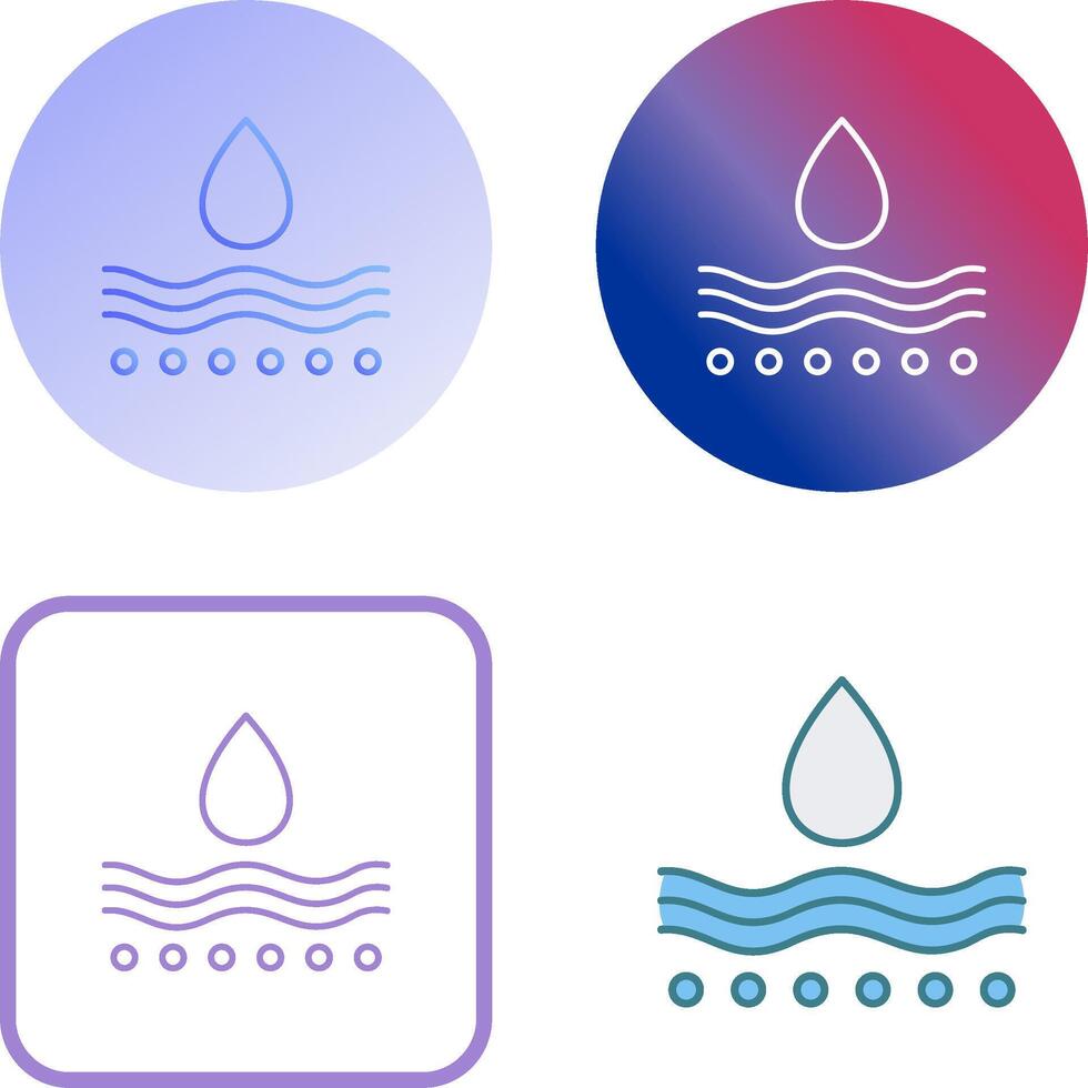 Moisture Icon Design vector
