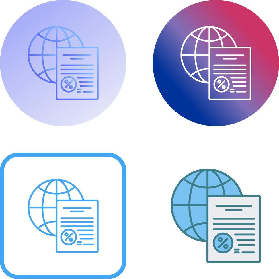 Global Icon Design vector