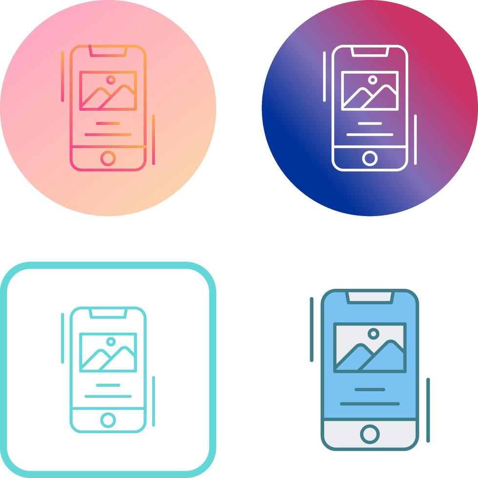 Gallery Icon Design vector