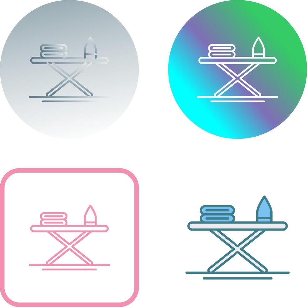 Iron Board Icon Design vector