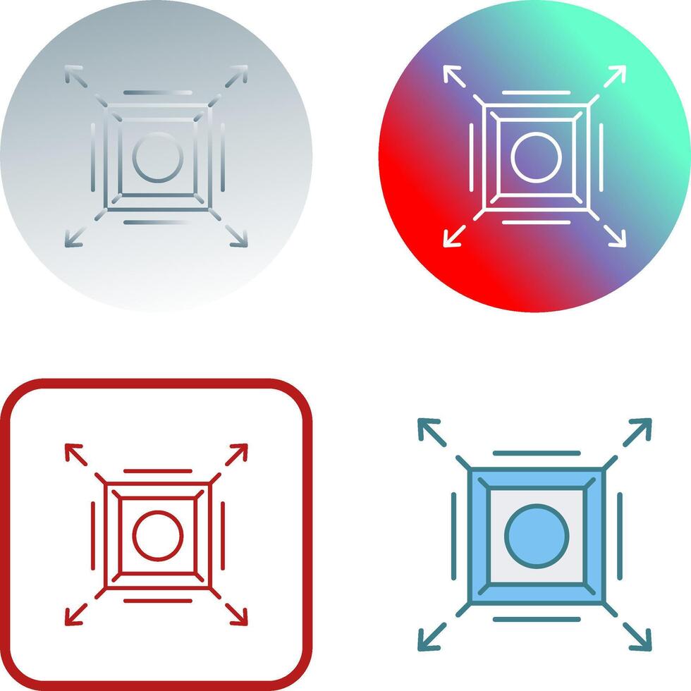 Maximize Icon Design vector