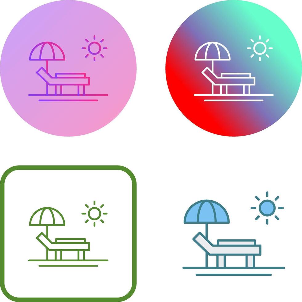 Hammock Icon Design vector