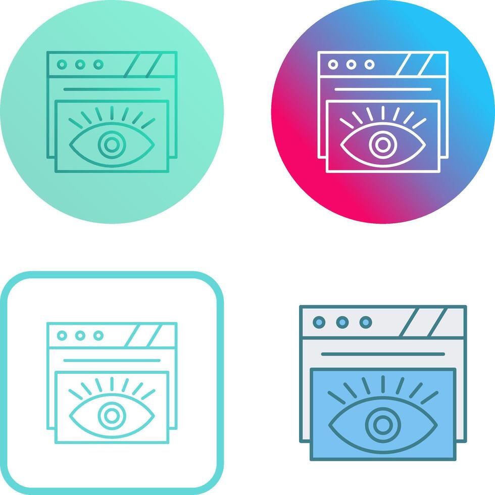 Eye Icon Design vector