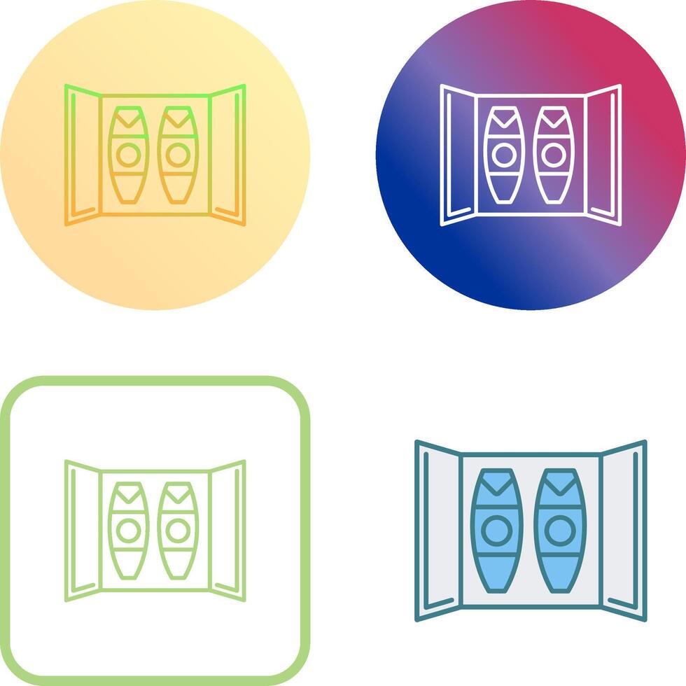 Cigar Box Icon Design vector