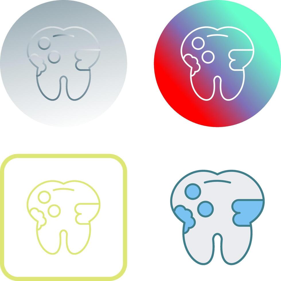 Caries Icon Design vector