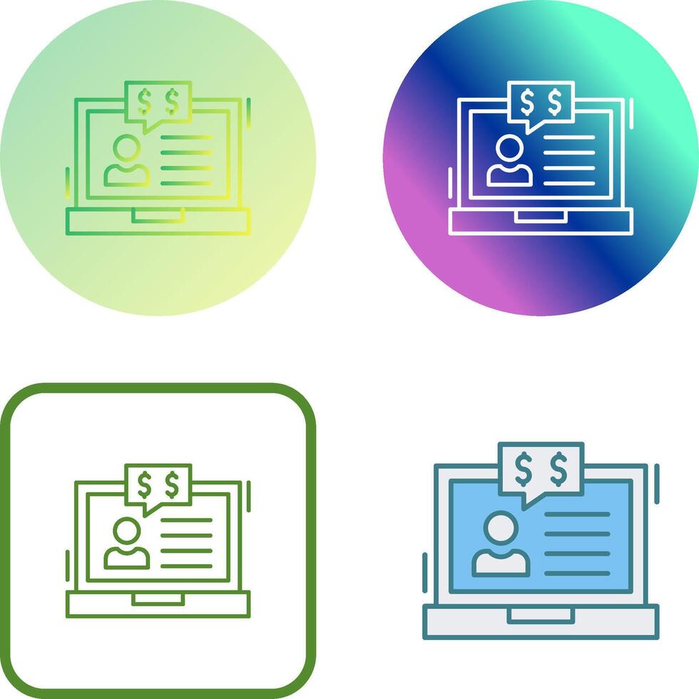 Employee Benefits Icon Design vector