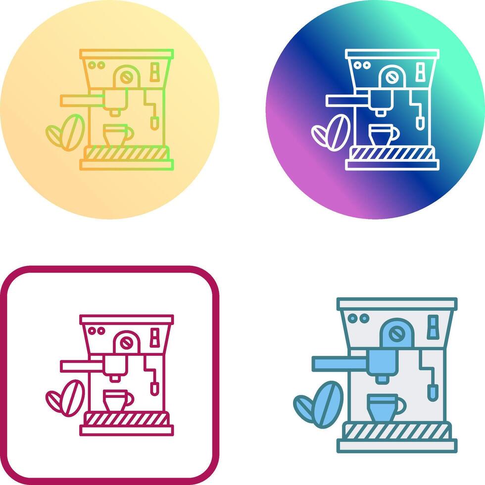 Coffee Machine Icon Design vector