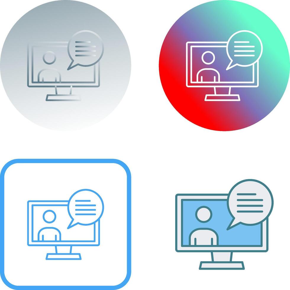 Conversation Icon Design vector