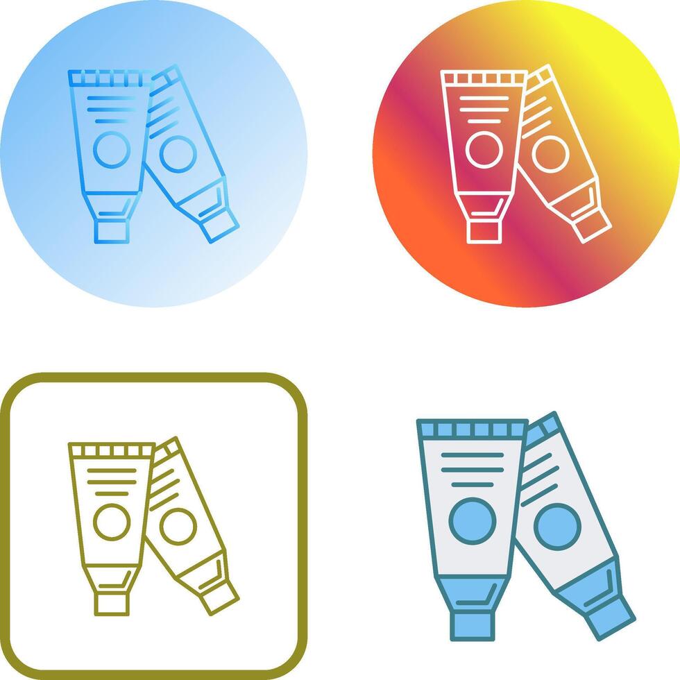Paint Tube Icon Design vector