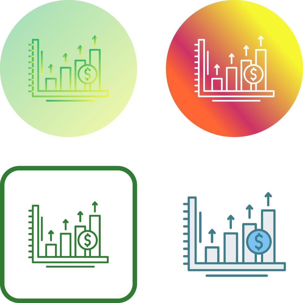 Profit Icon Design vector