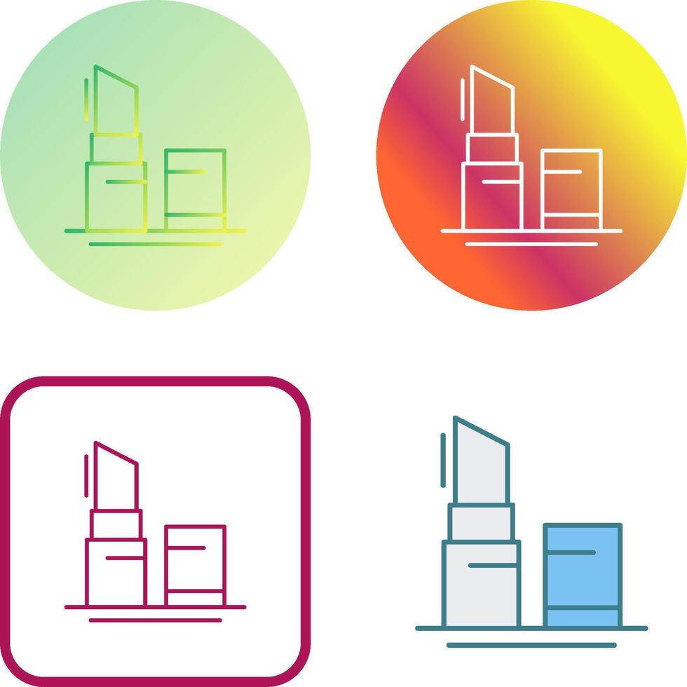 Lipstick Icon Design vector