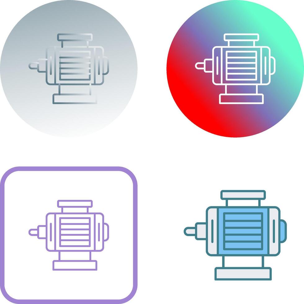ELectric Motor Icon Design vector