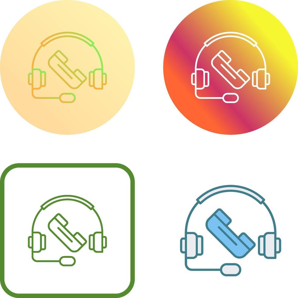 Support Icon Design vector