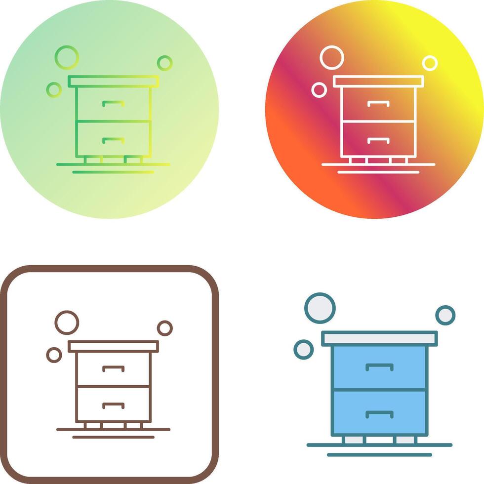 Table Icon Design vector