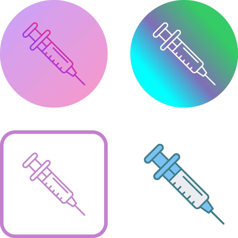 Injection Icon Design vector