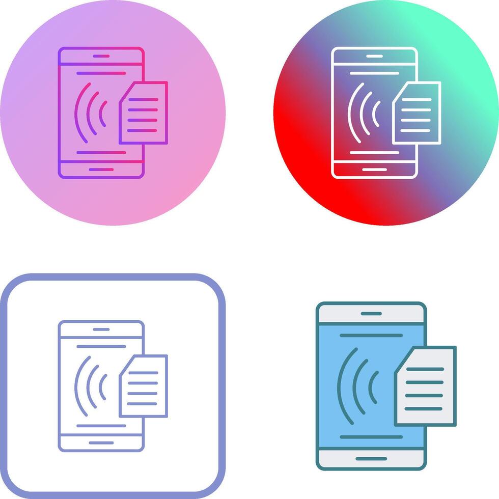 Smart Phone Icon Design vector