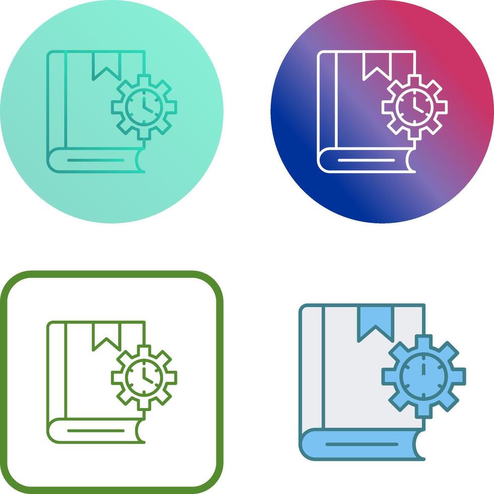 Duration Icon Design vector
