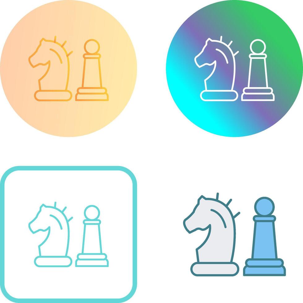 Chess Piece Icon Design vector