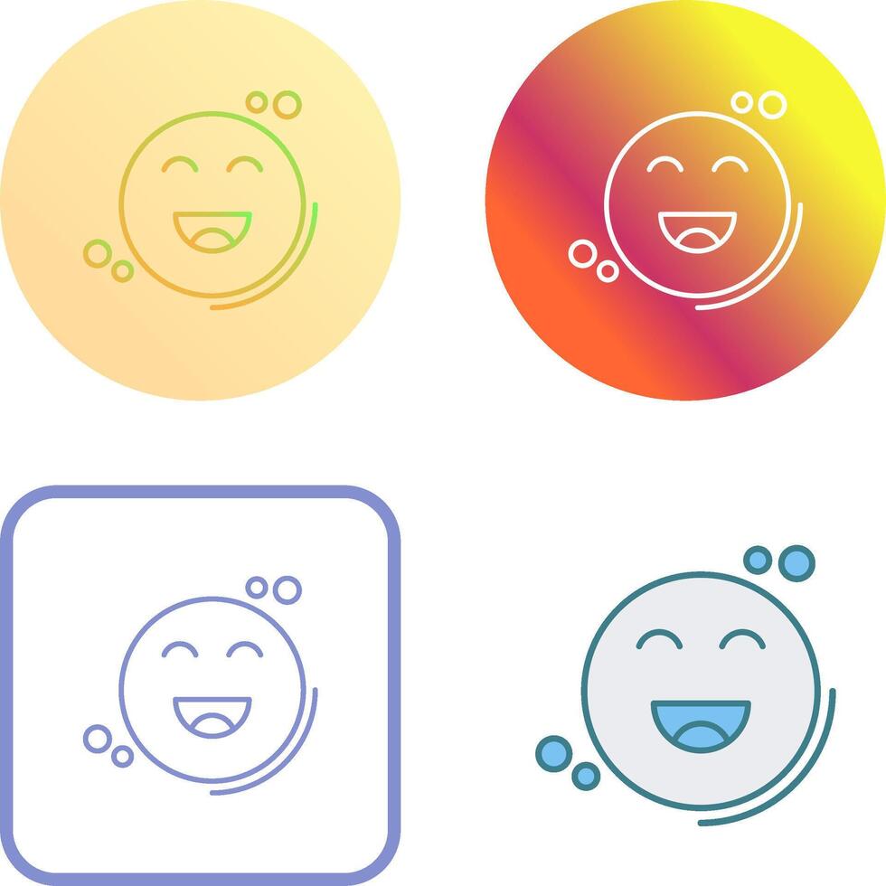 Happiness Icon Design vector