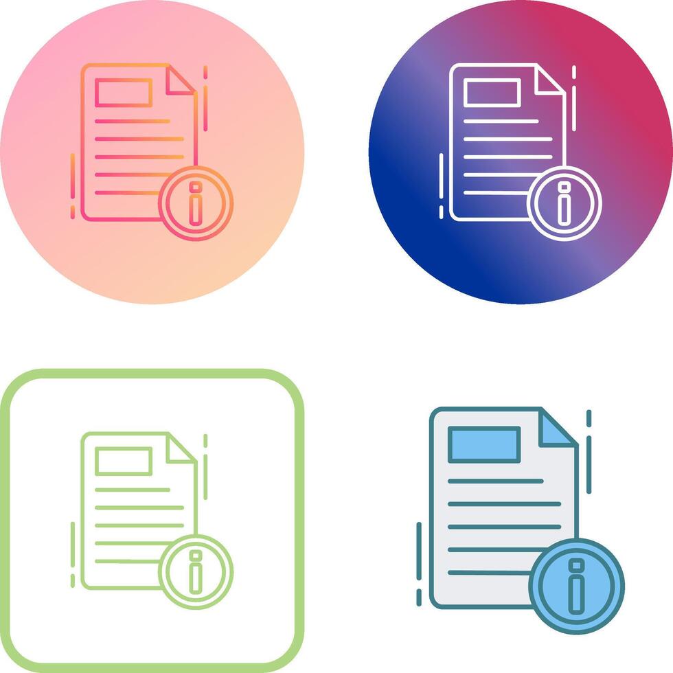 Document Icon Design vector