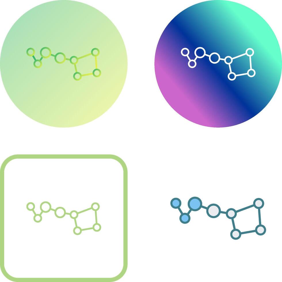 Big Dipper Icon Design vector