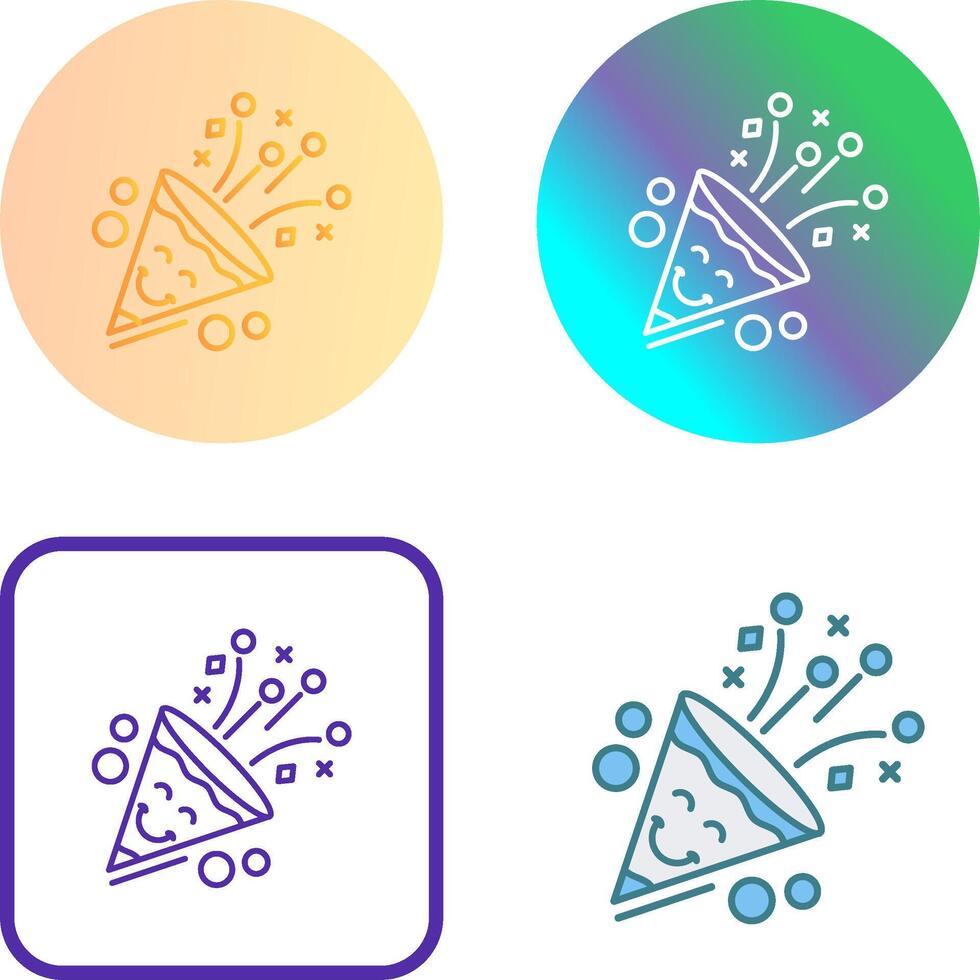 Poppers Icon Design vector