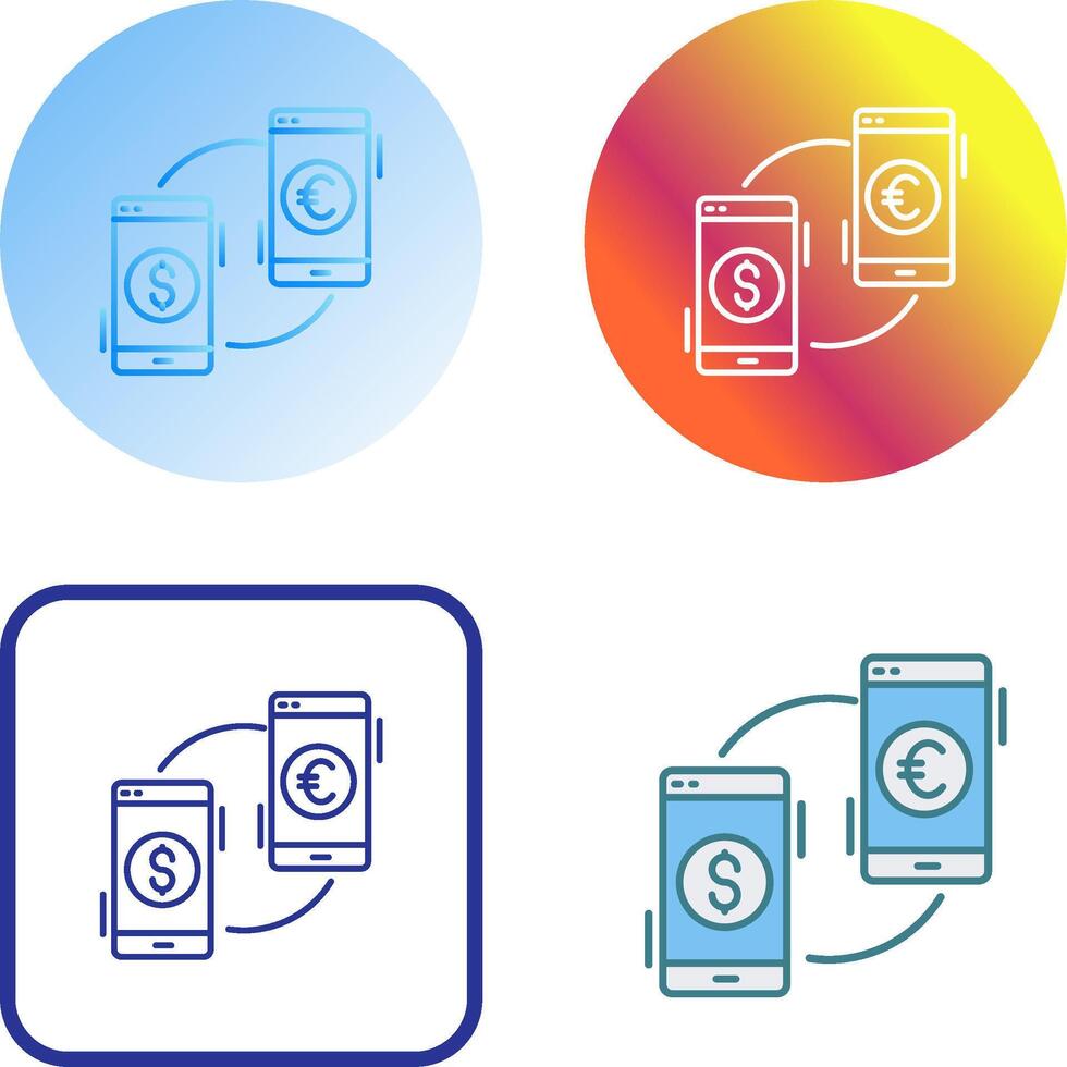 Exchange Icon Design vector